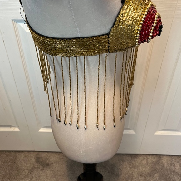 Hand beaded Belly Dancing bra - Picture 11 of 15